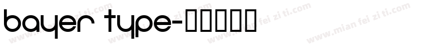 bayer type字体转换